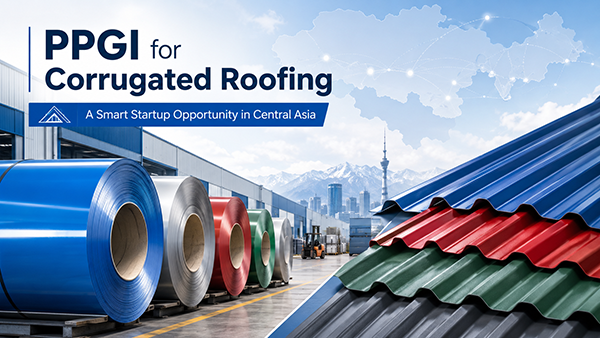 Why Buying PPGI Raw Material to Produce Corrugated Roofing Sheets Is One of the Best Startup Opportunities in Modern Central Asia