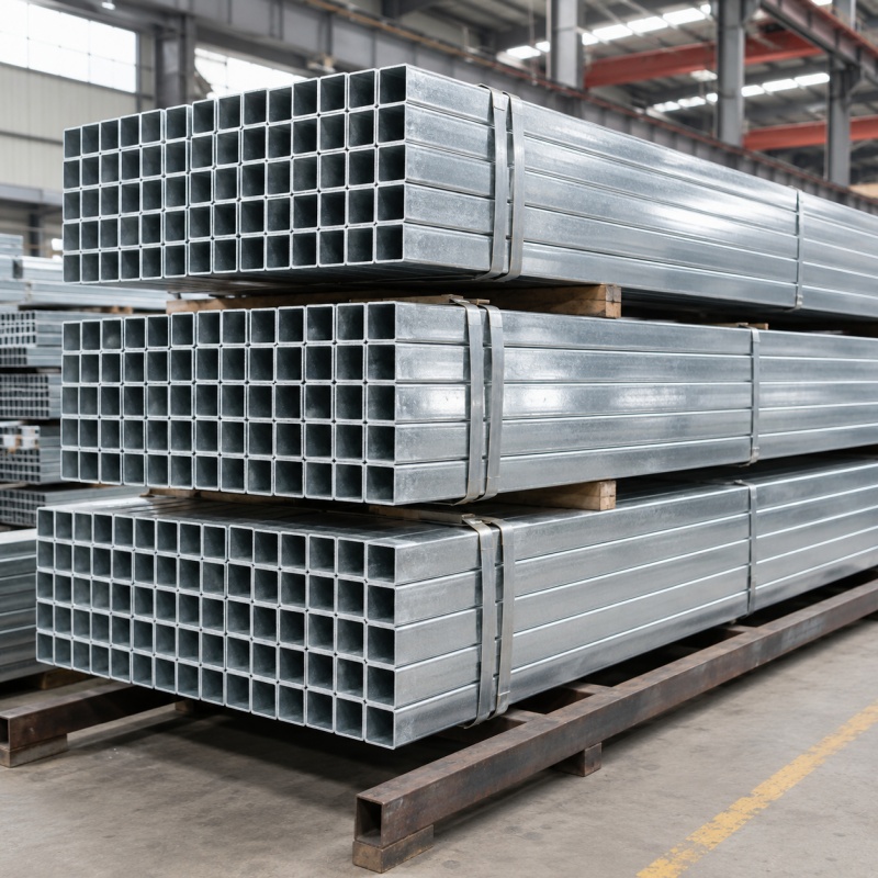 Galvanized Square Steel Tube for Construction, Fence, Greenhouse and Steel Structure