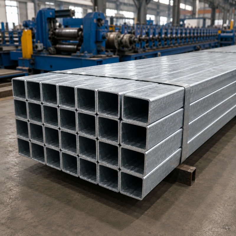 Galvanized Square Steel Tube for Construction, Fence, Greenhouse and Steel Structure