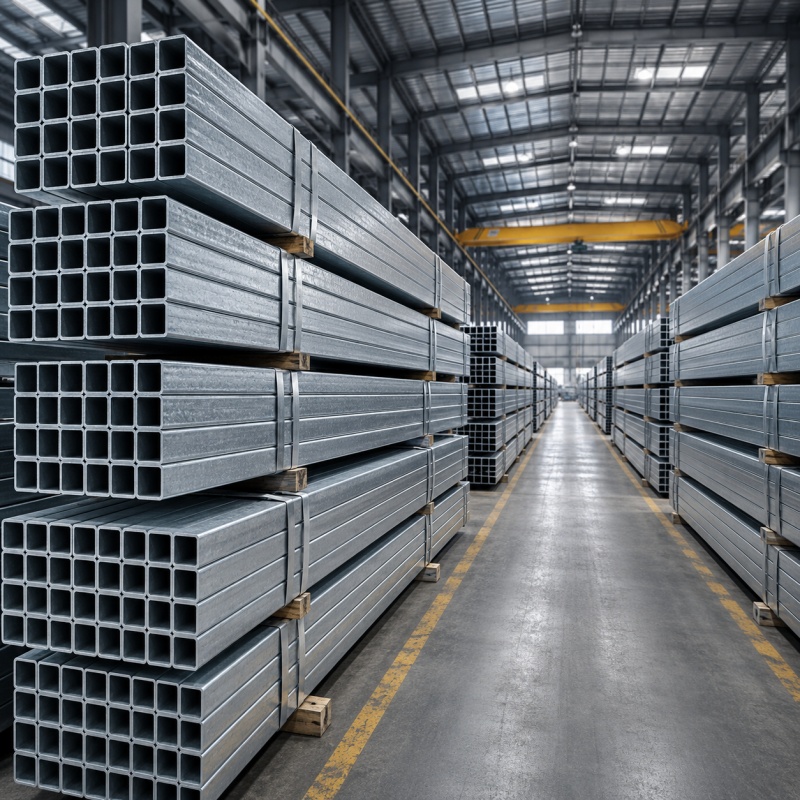 Galvanized Square Steel Tube for Construction, Fence, Greenhouse and Steel Structure