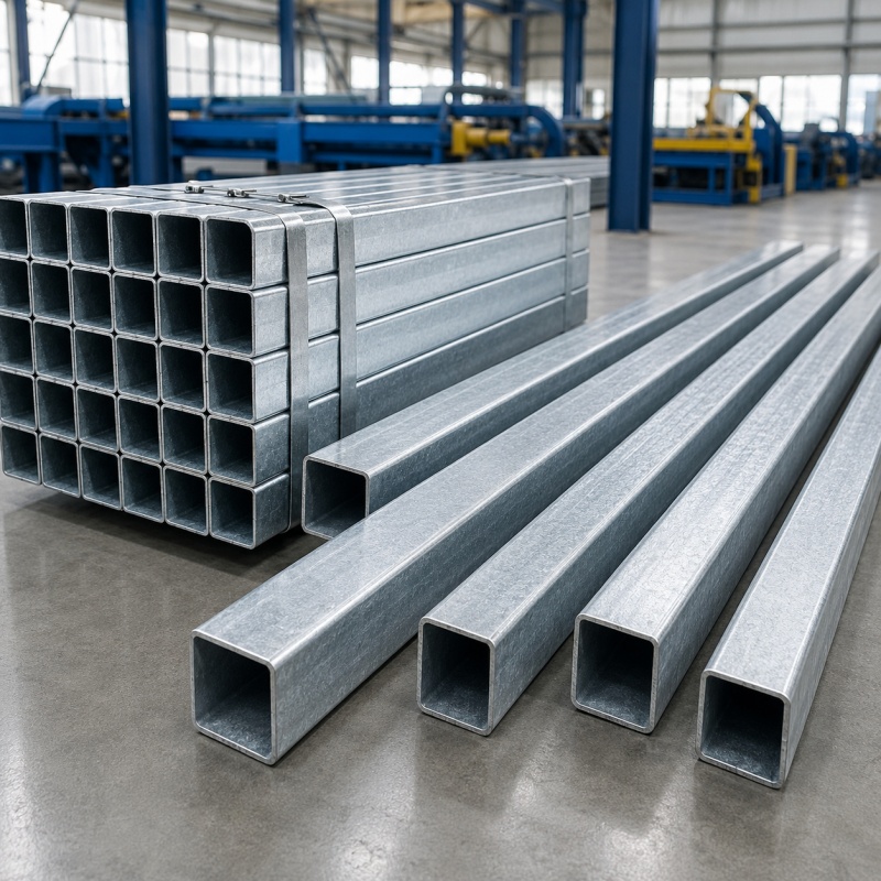 Galvanized Square Steel Tube for Construction, Fence, Greenhouse and Steel Structure