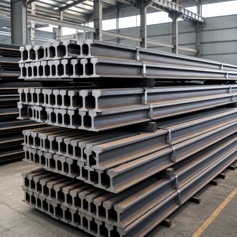 Steel Rail for Railway Track, Crane Rail, Mining Rail and Industrial Rail Projects