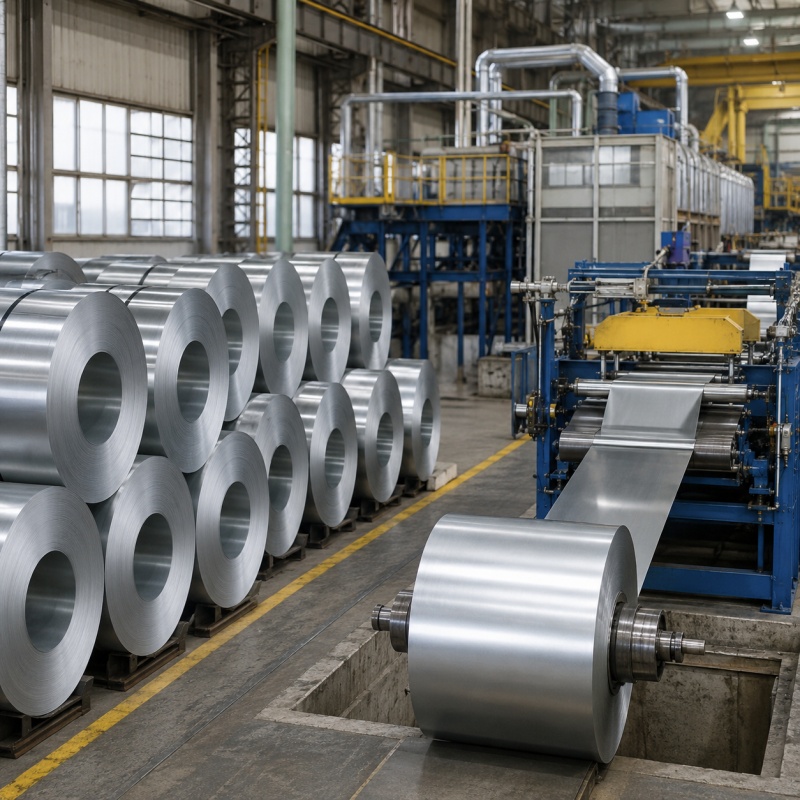 Food Grade Tinplate Coil T1 T2 T3 T4 T5 Electrolytic Tinplate Steel Coil for Packaging