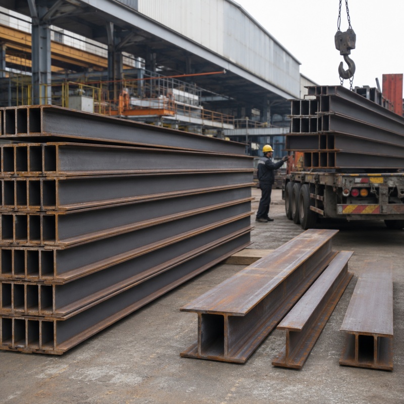 H Beam Steel for Construction, Steel Structure, Bridges and Industrial Buildings