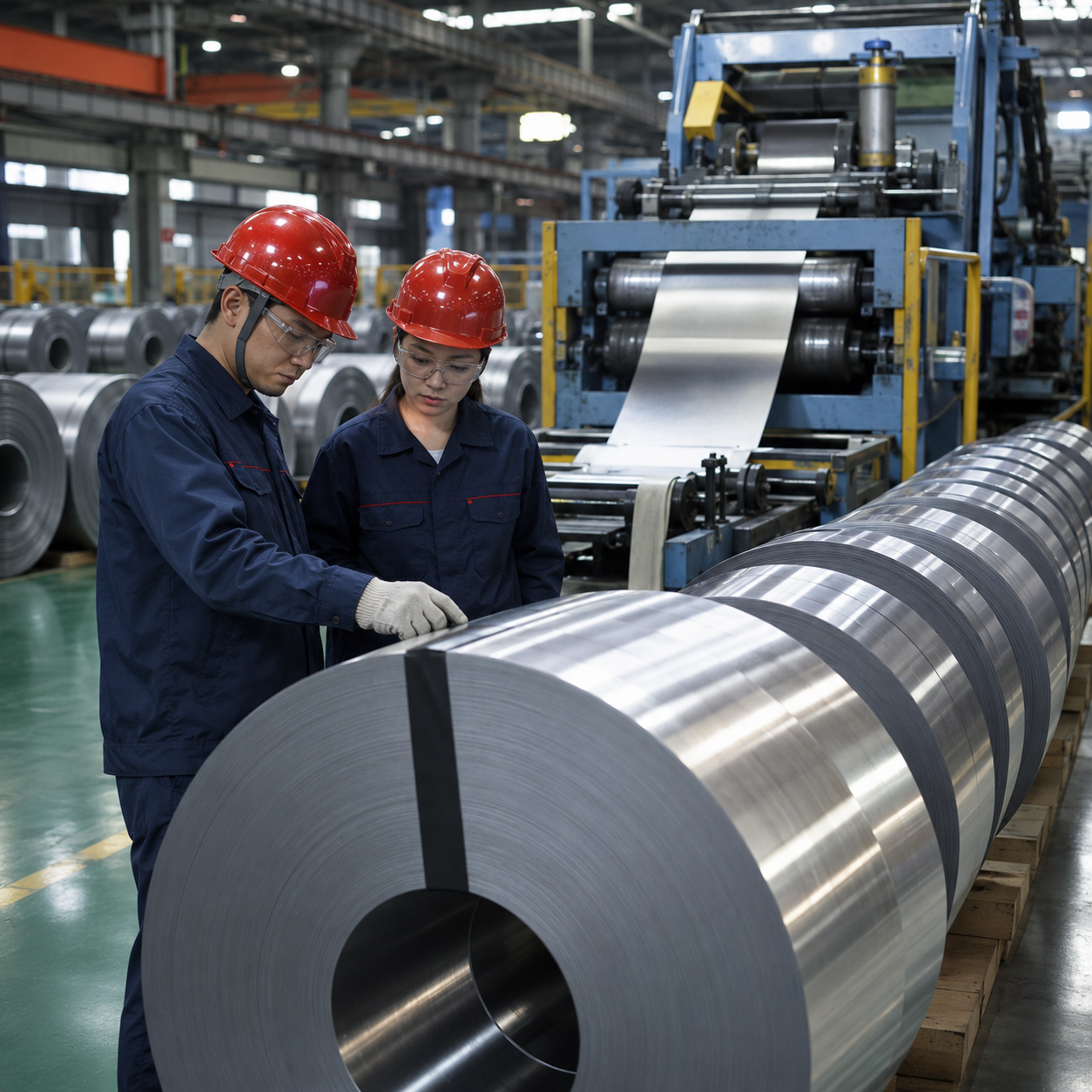 Stainless steel strip coils for stamping, springs, clamps and industrial manufacturing