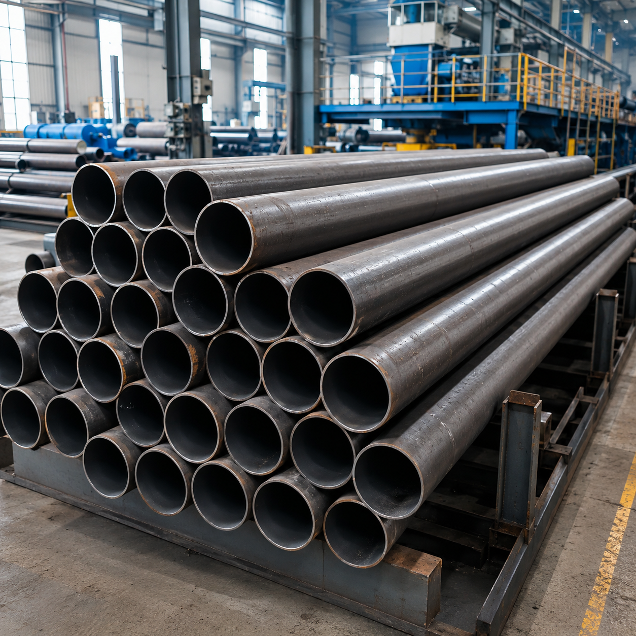Carbon Steel Welded Pipe for Construction, Structure, Water Transmission and Industrial Use