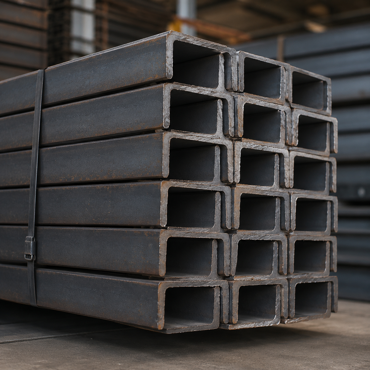 U Channel Steel for Construction, Steel Structure, Support Frames and Industrial Fabrication