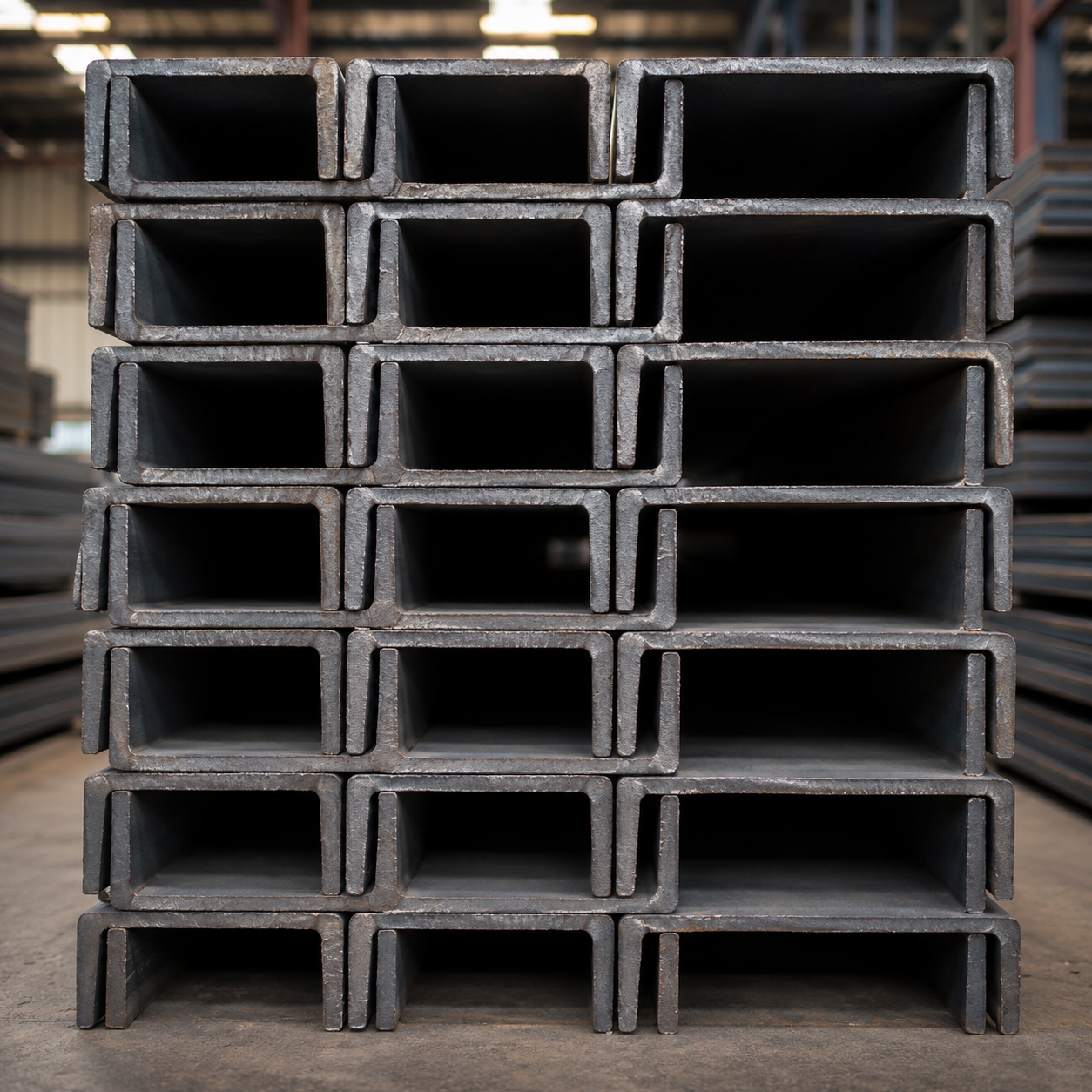 U Channel Steel for Construction, Steel Structure, Support Frames and Industrial Fabrication