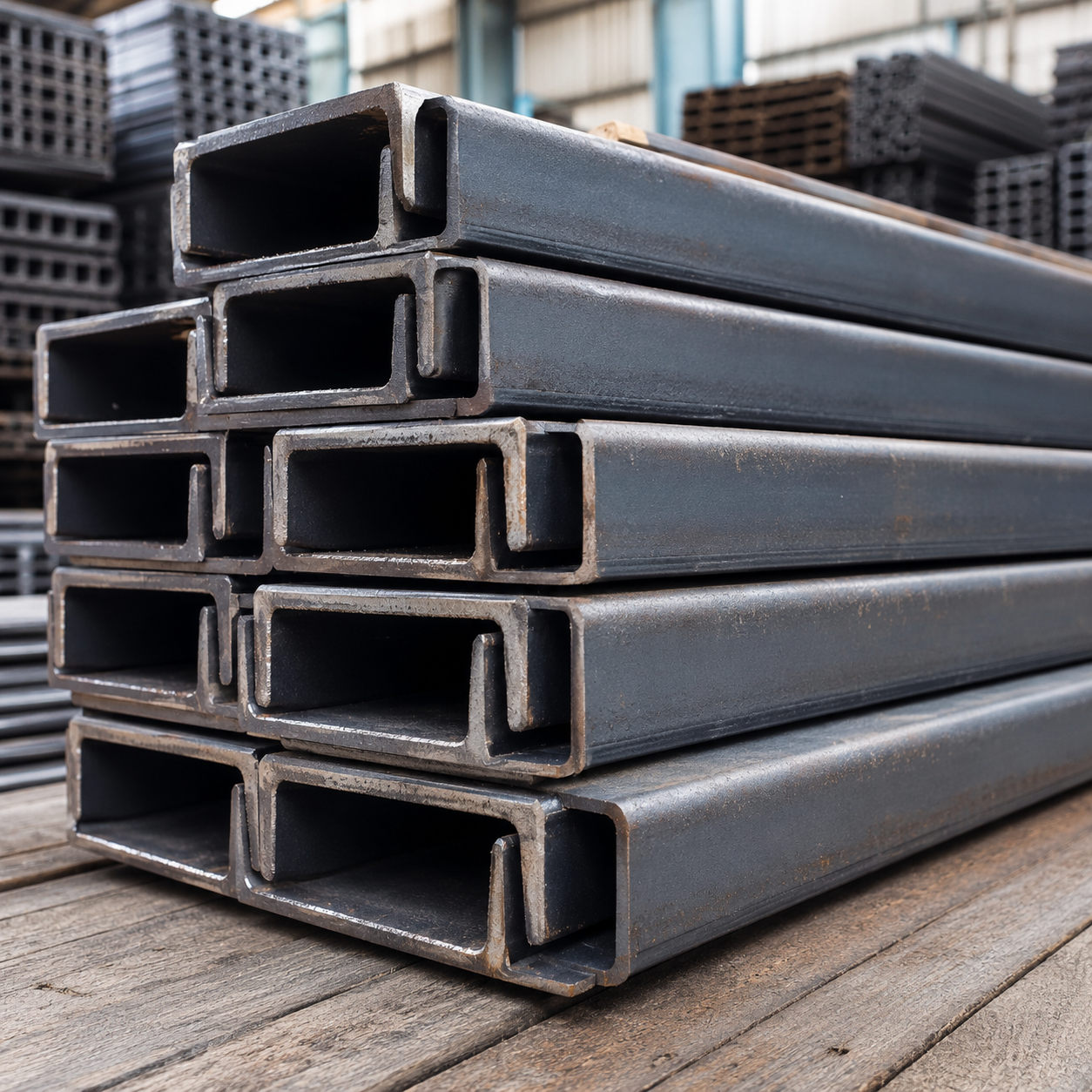 U Channel Steel for Construction, Steel Structure, Support Frames and Industrial Fabrication