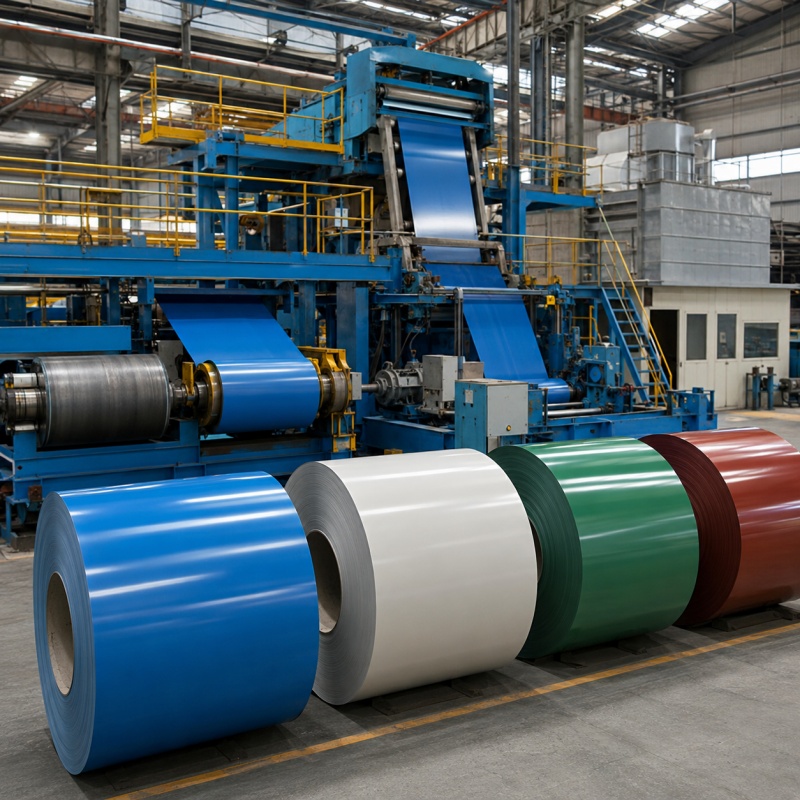 High Durability PPGL Coil Prepainted Galvalume Steel Coil for Roofing and Wall Cladding