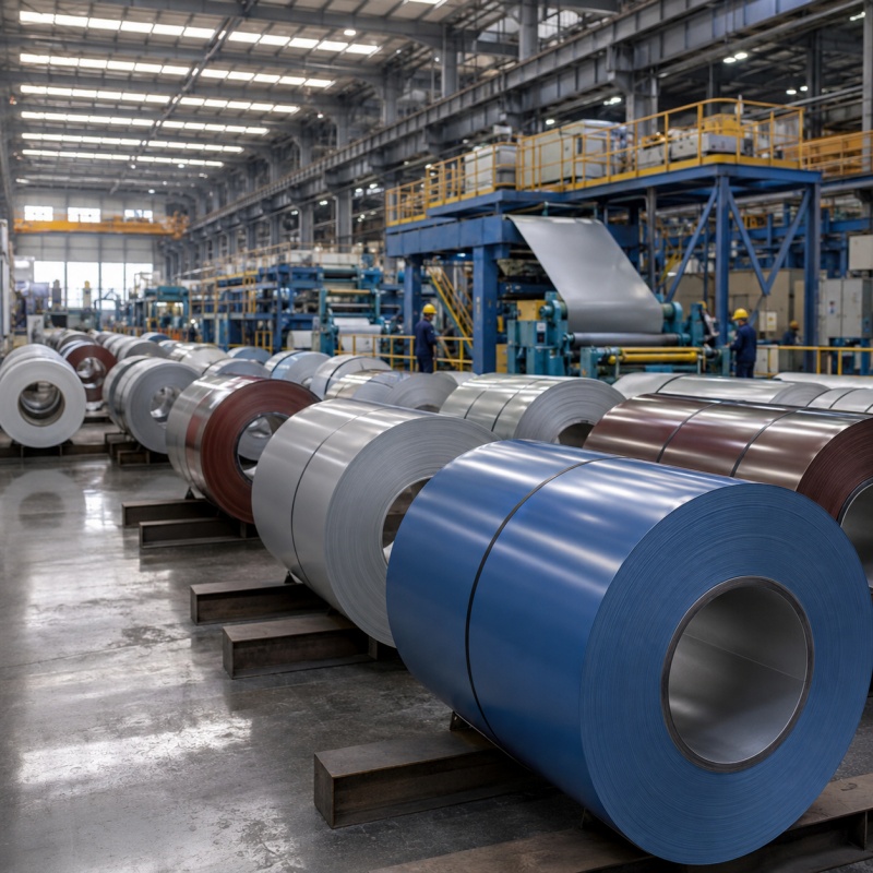 High Durability PPGL Coil Prepainted Galvalume Steel Coil for Roofing and Wall Cladding