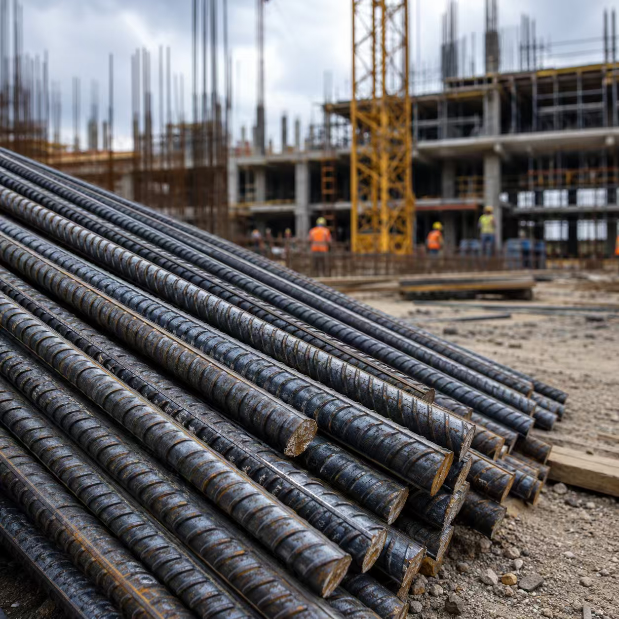 Deformed Steel Rebar for Concrete Reinforcement, Building Construction and Infrastructure Projects