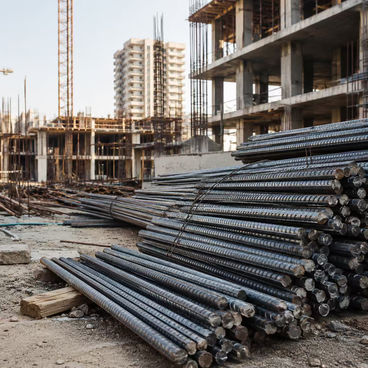 Deformed Steel Rebar for Concrete Reinforcement, Building Construction and Infrastructure Projects