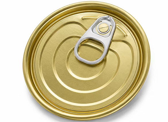EOE Tinplate Easy Open End Lid for Food Cans, Pet Food and Metal Packaging