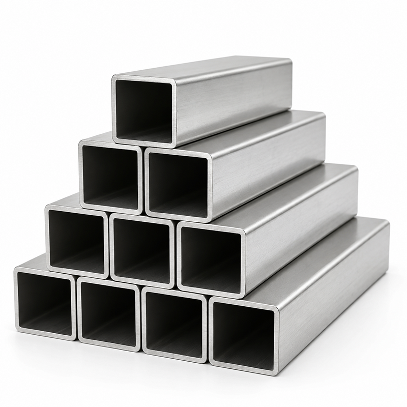 Stainless Steel Square Tube for Construction, Decoration, Handrails and Industrial Fabrication