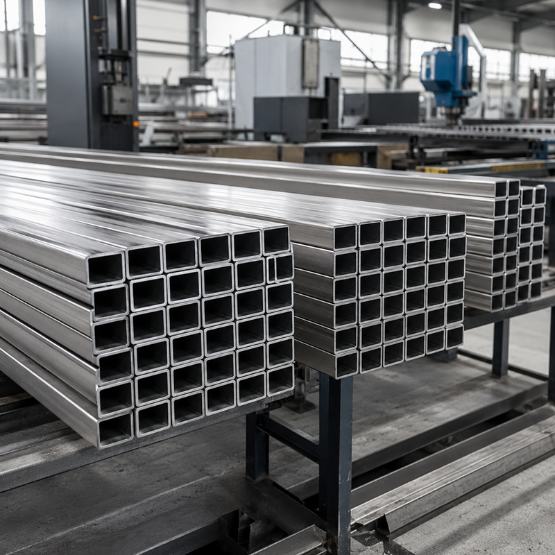 Stainless Steel Square Tube for Construction, Decoration, Handrails and Industrial Fabrication