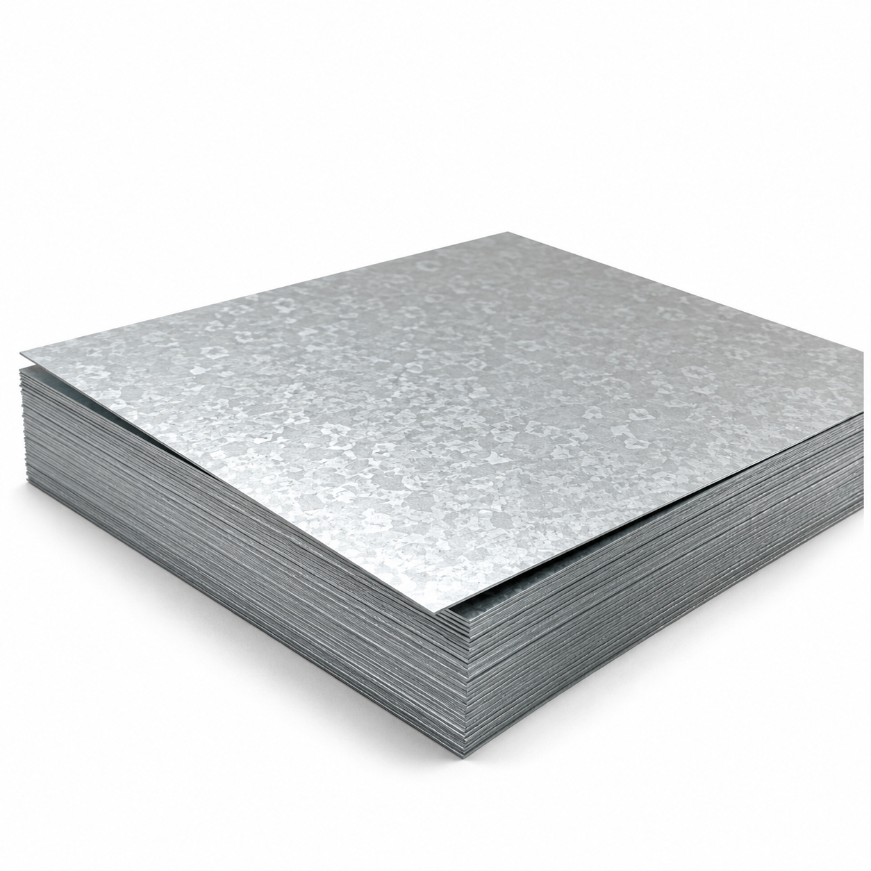 GI Galvanized Steel Sheet for Roofing, Construction, Ducts, Panels and Industrial Fabrication