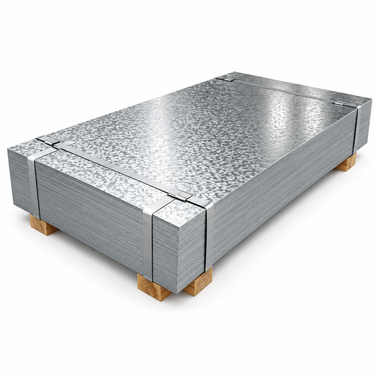 GI Galvanized Steel Sheet for Roofing, Construction, Ducts, Panels and Industrial Fabrication