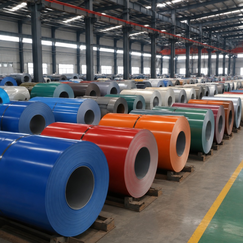 PPGI Prepainted Galvanized Steel Coil for Roofing Sheets, Wall Panels and Construction Materials