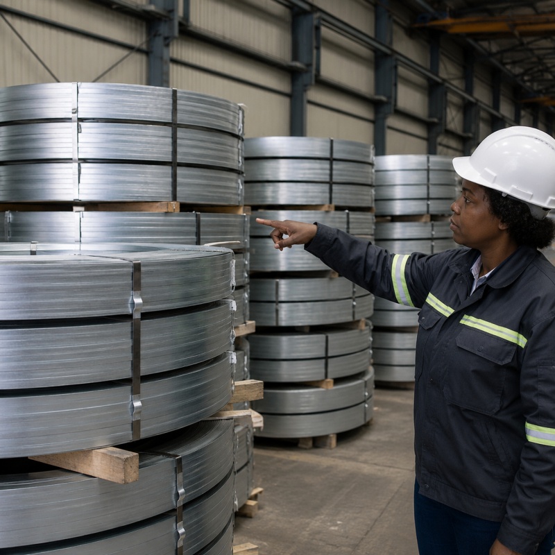 Galvalume steel strip coils for cable armoring, roll forming and construction profiles