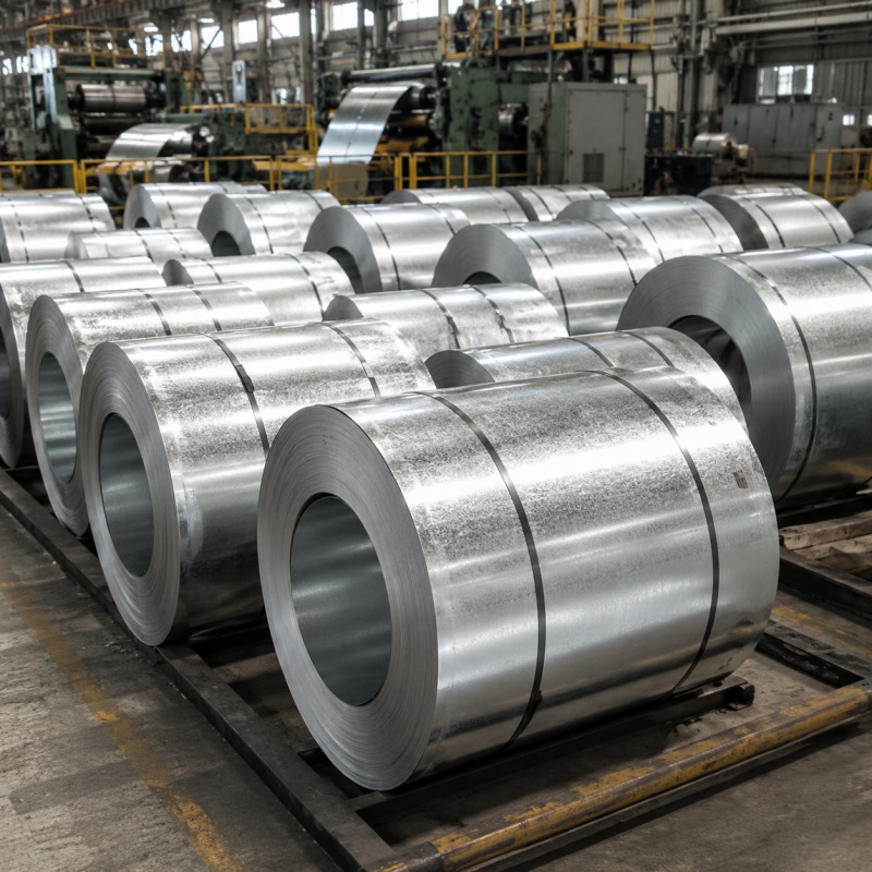 Galvalume Steel Strip Coil Aluzinc Coated Steel Strip for Roll Forming, Cable Armoring and Construction Profiles
