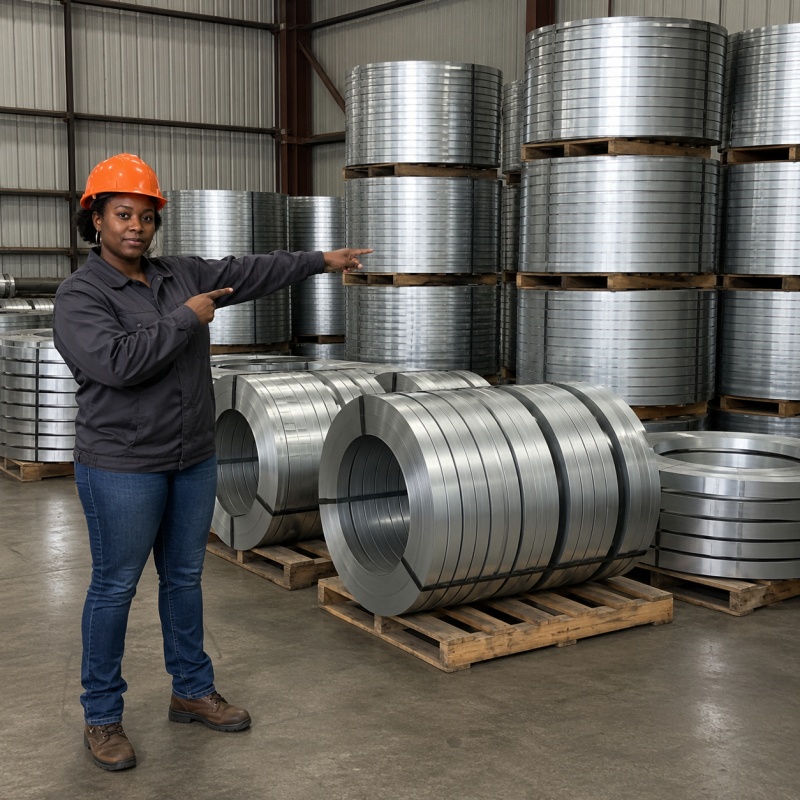 Hot Dip Galvanized Steel Strip Coil for Pipe Making, Cable Armoring, Ducts and Hardware Manufacturing
