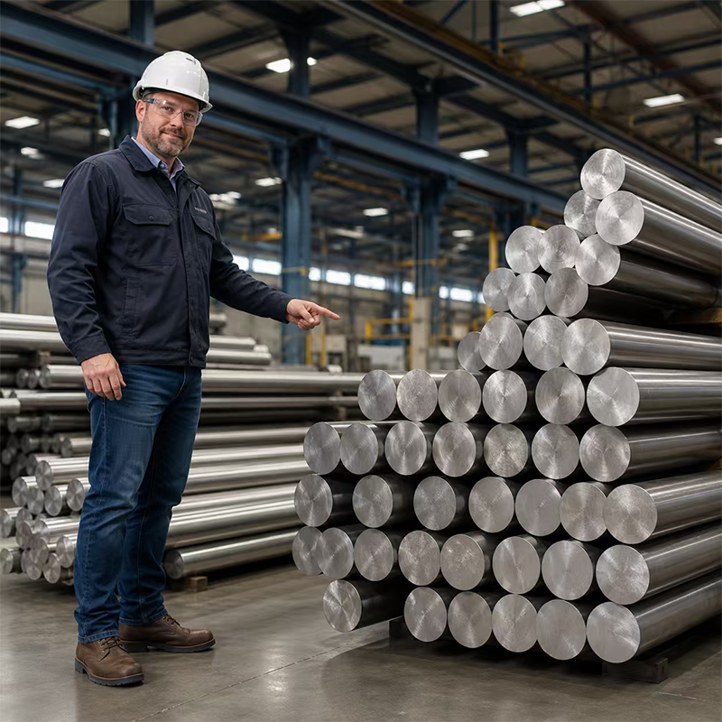 Stainless Steel Round Bar for Machining, Shafts, Fasteners, Valves and Industrial Components