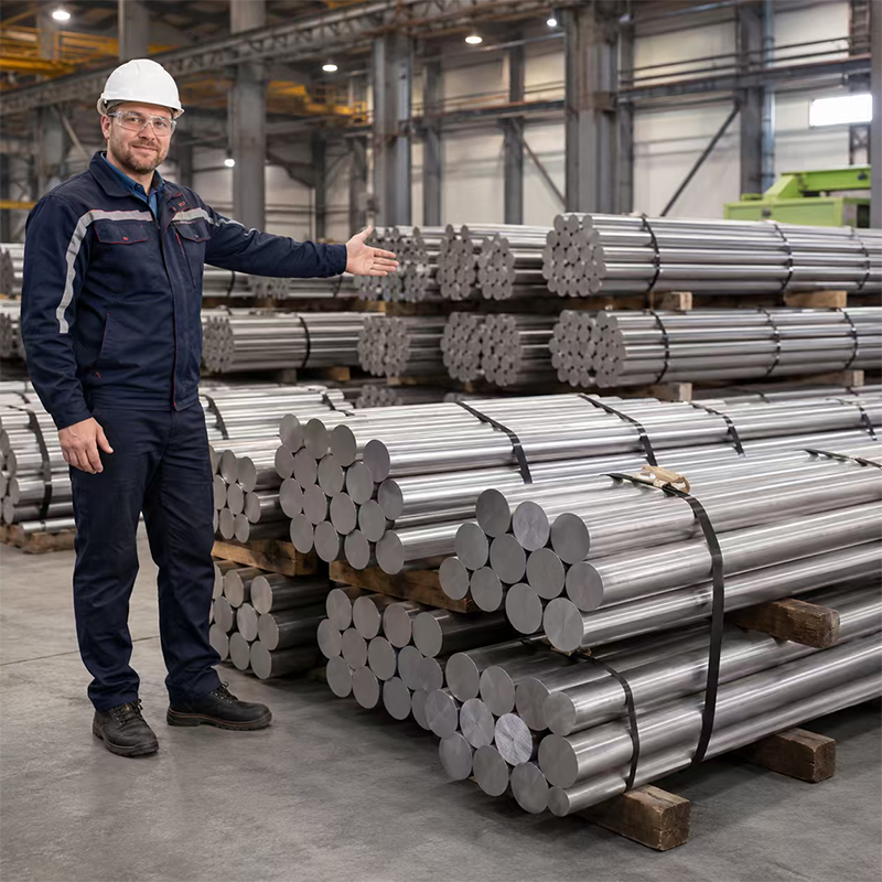 Stainless Steel Round Bar for Machining, Shafts, Fasteners, Valves and Industrial Components