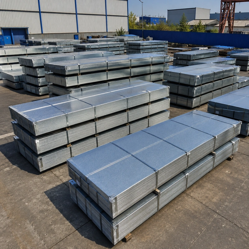 Hot Dip Galvanized Steel Sheet for HVAC Ducts, Construction Panels, Roofing and Metal Fabrication