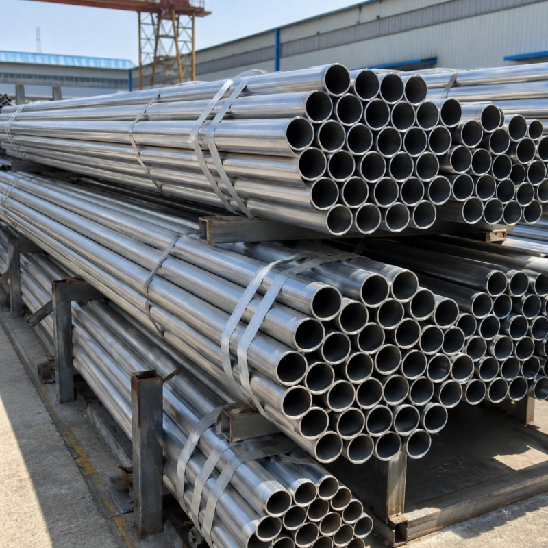 Hot Dip Galvanized Round Steel Pipe for Fencing, Scaffolding, Greenhouses and Structural Construction