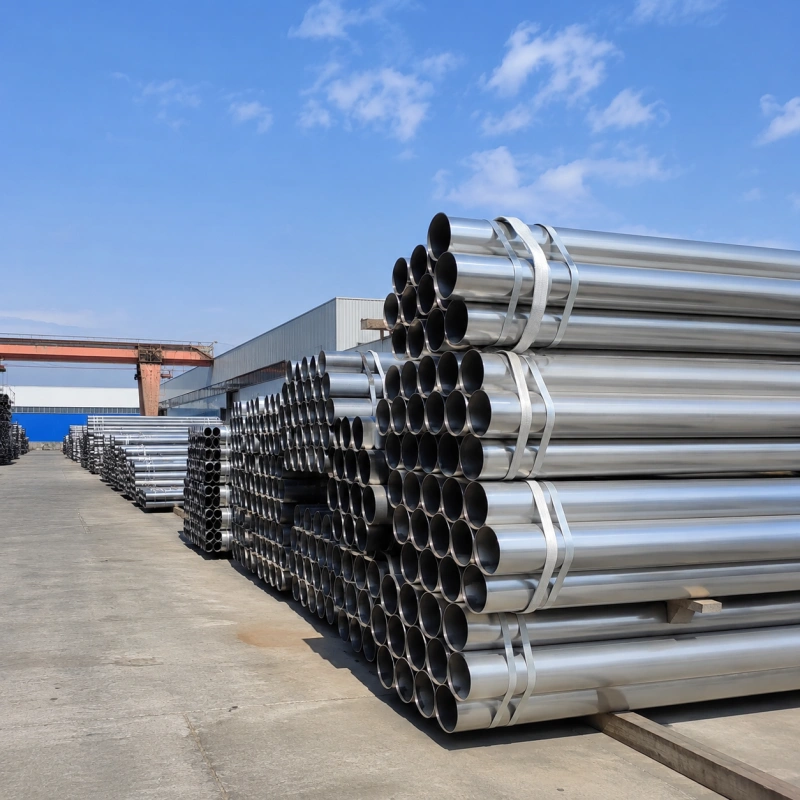 Hot Dip Galvanized Round Steel Pipe for Fencing, Scaffolding, Greenhouses and Structural Construction