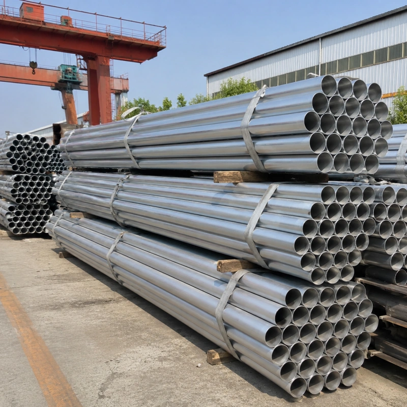 Hot Dip Galvanized Round Steel Pipe for Fencing, Scaffolding, Greenhouses and Structural Construction