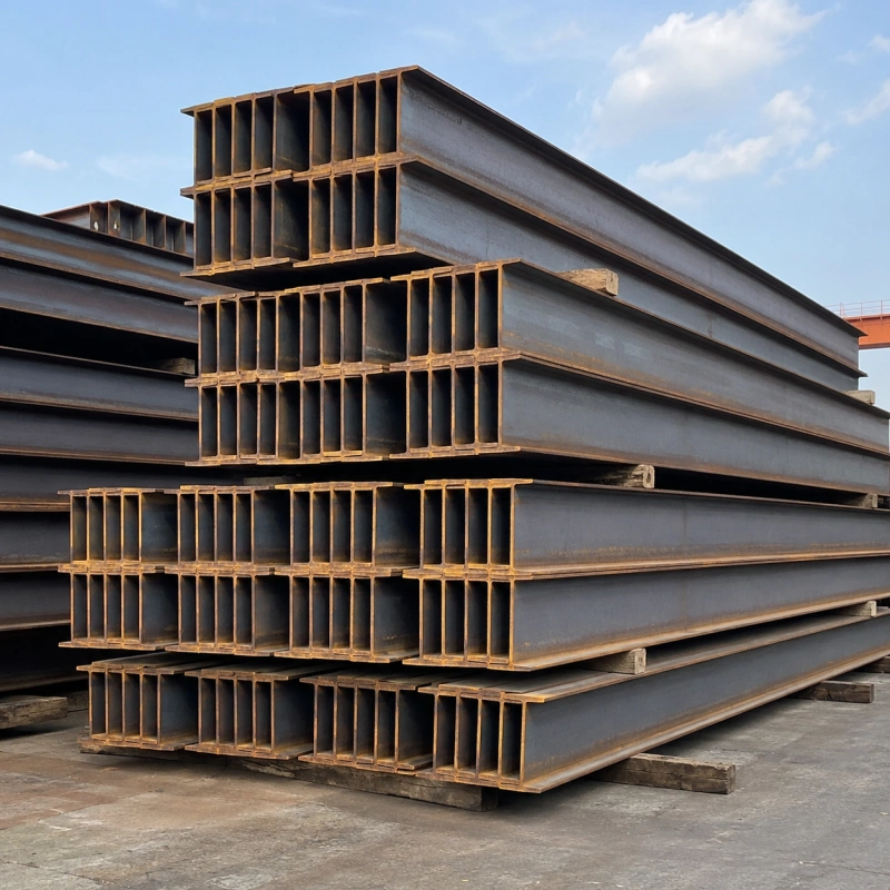 H Beam Steel for Structural Columns, Building Frames, Bridges and Industrial Construction