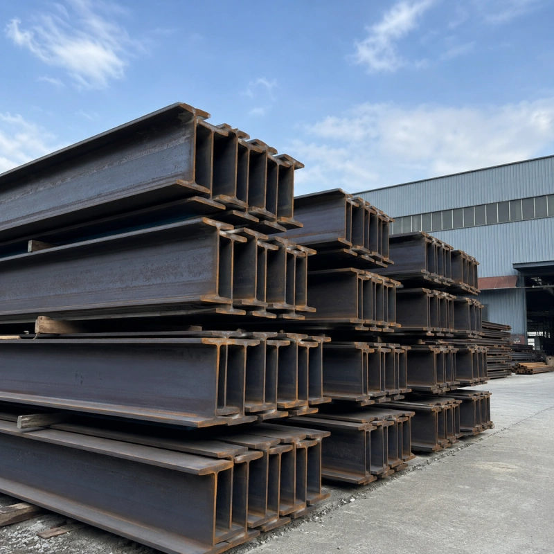 H Beam Steel for Structural Columns, Building Frames, Bridges and Industrial Construction