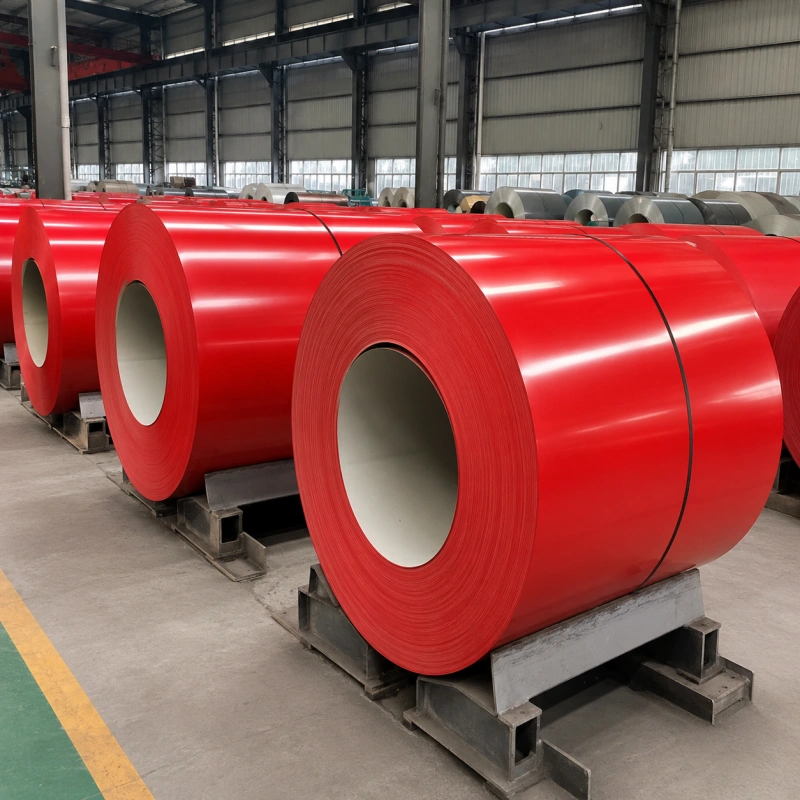 RAL 3020 Traffic Red PPGI Prepainted Galvanized Steel Coil for Roofing and Wall Panels