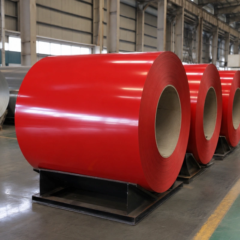 RAL 3020 Traffic Red PPGI Prepainted Galvanized Steel Coil for Roofing and Wall Panels