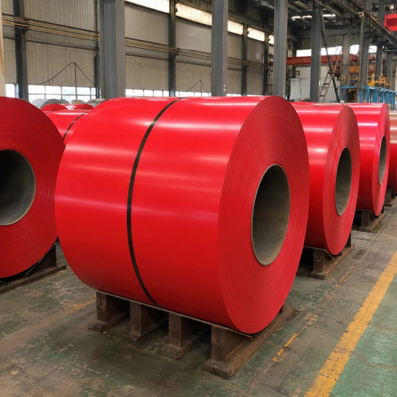 RAL 3020 Traffic Red PPGI Prepainted Galvanized Steel Coil for Roofing and Wall Panels