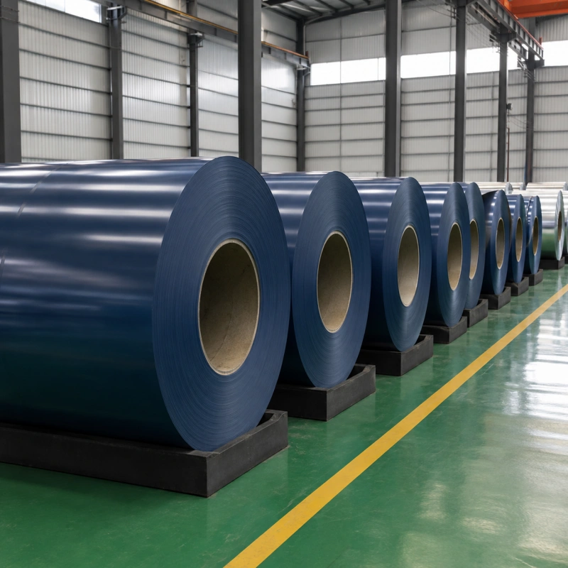 RAL 5008 Grey Blue PPGI Prepainted Galvanized Steel Coil for Roofing, Cladding and Sandwich Panels