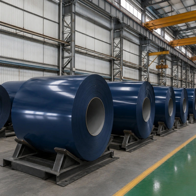 RAL 5008 Grey Blue PPGI Prepainted Galvanized Steel Coil for Roofing, Cladding and Sandwich Panels