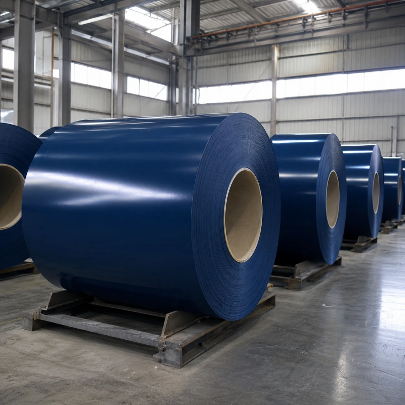RAL 5008 Grey Blue PPGI Prepainted Galvanized Steel Coil for Roofing, Cladding and Sandwich Panels