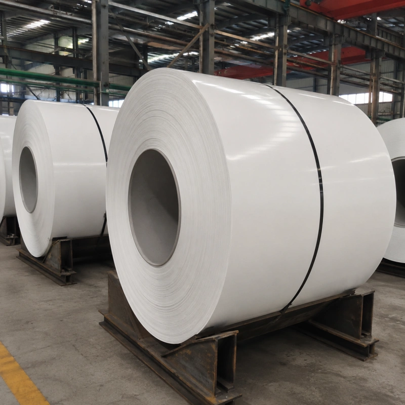 RAL 9003 Signal White PPGI Prepainted Galvanized Steel Coil for Roofing, Sandwich Panels and Ceilings