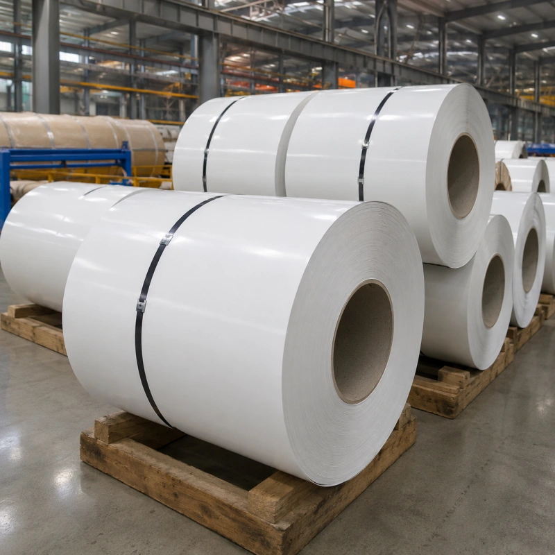 RAL 9003 Signal White PPGI Prepainted Galvanized Steel Coil for Roofing, Sandwich Panels and Ceilings