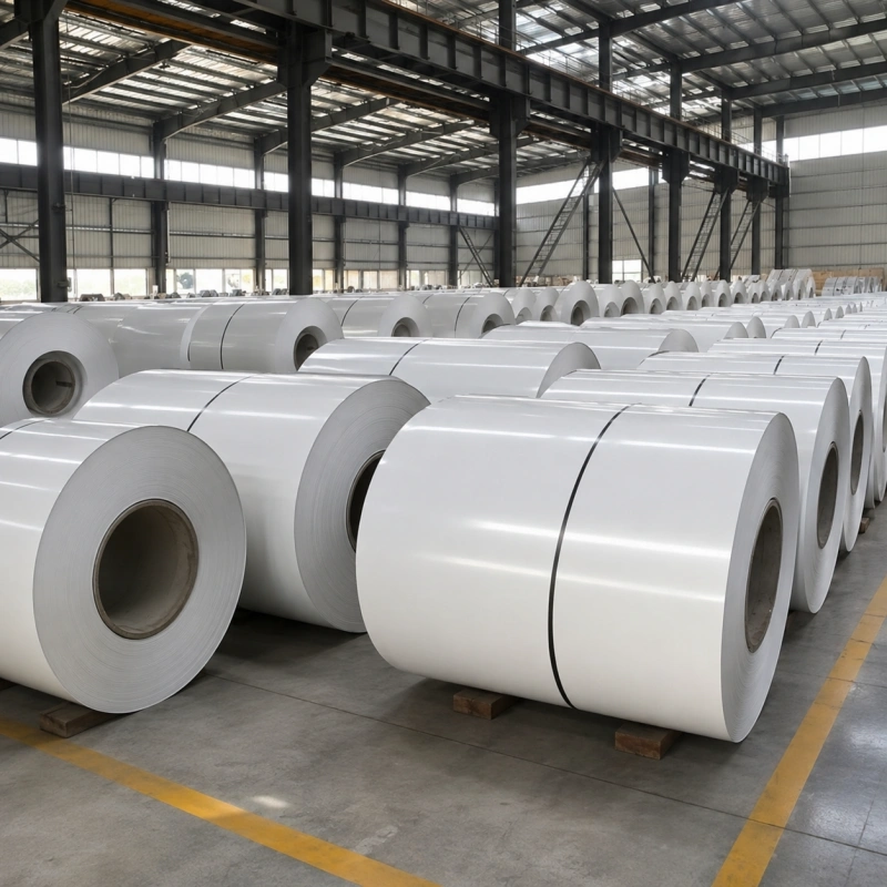 RAL 9003 Signal White PPGI Prepainted Galvanized Steel Coil for Roofing, Sandwich Panels and Ceilings