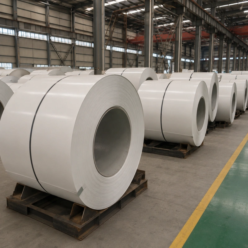 RAL 9003 Signal White PPGI Prepainted Galvanized Steel Coil for Roofing, Sandwich Panels and Ceilings