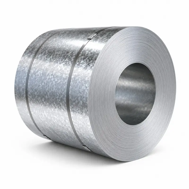 Regular spangle Galvalume steel coil with visible aluminum zinc crystal surface for roofing production